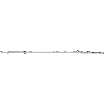 MACO MM střední závora prodloužitelná, 1 IS, FFB / FFH, 801-1280 mm (201840)