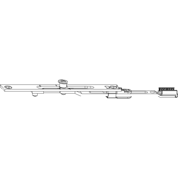 MACO MM prodloužení štulpu prodloužitelné, 1 iS, 140 mm, stříbrné (201841)