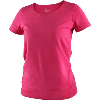 CXS EMILY - dámské tričko, krátký rukáv, 95% bavlna, 5% elastan, růžová
